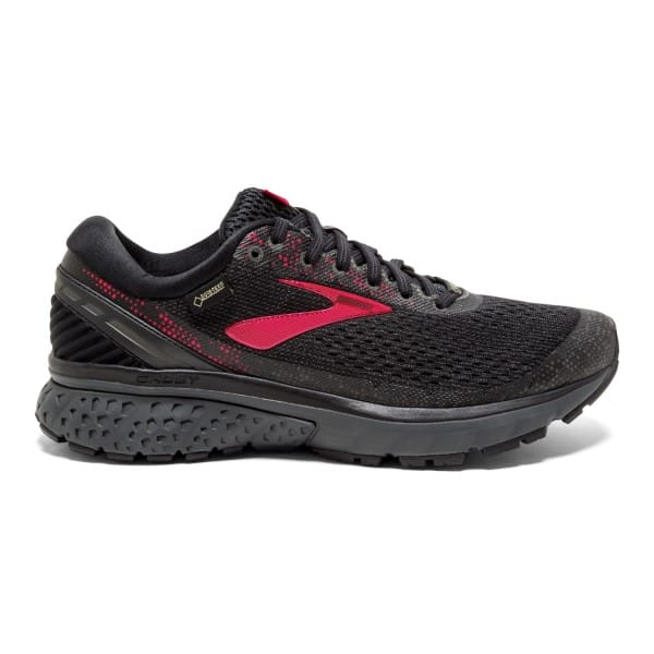 Fitness Mania - Brooks GTX Ghost 11 - Womens Trail Running Shoes - Black/Pink/Ebony