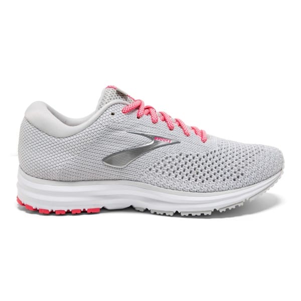 Fitness Mania - Brooks Revel 2 - Womens Running Shoes - Grey/White/Pink