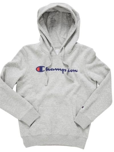 Fitness Mania - Champion Script Kids Boys Casual Hoodie - Oxford Heather