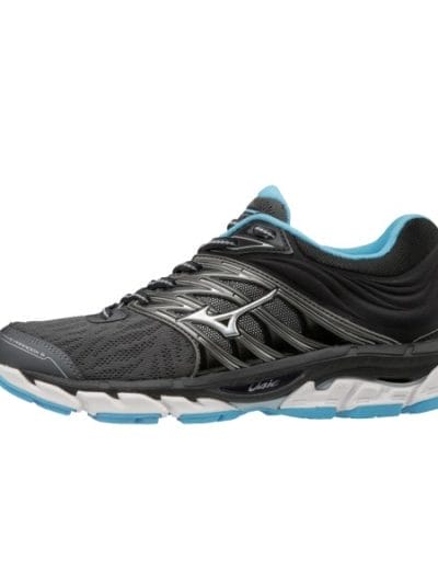 Fitness Mania - Mizuno Wave Paradox 5 - Womens Running Shoes - Magnet/Silver/Bonnie Blue
