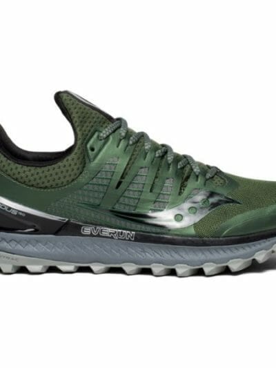 Fitness Mania - Saucony Xodus ISO 3 - Mens Trail Running Shoes - Olive/Black