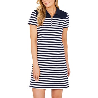 Fitness Mania - HERITAGE STRIPE POLO DRESS