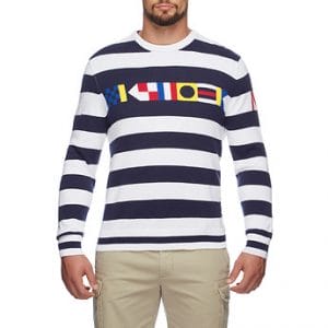 Fitness Mania - INTARSIA CHEST STRIPE SWEATER