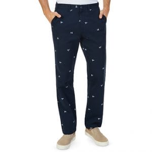 Fitness Mania - Printed Critter flat front pant