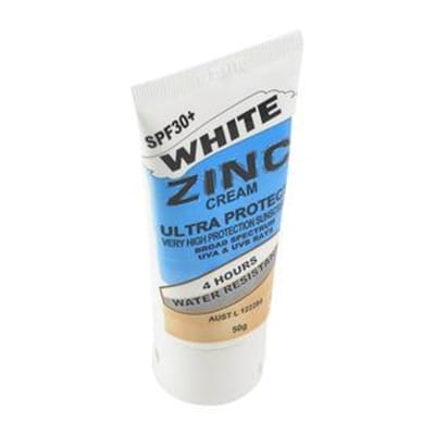 Fitness Mania - Zinc Cream White 50g Tube 30+