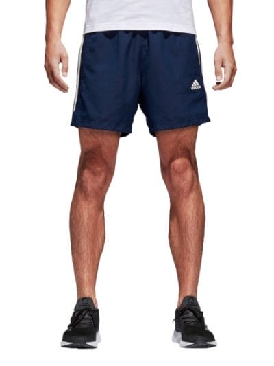 Fitness Mania - Adidas Sport Essentials 3-Stripes Chelsea Mens Training Shorts - Collegiate Navy/Off White