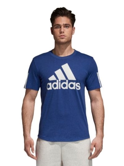Fitness Mania - Adidas Sport ID Logo Mens Casual T-Shirt - Mystery Ink