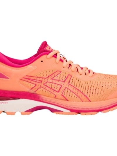 Fitness Mania - Asics Gel Kayano 25 - Womens Running Shoes - Mojave/White/Pink