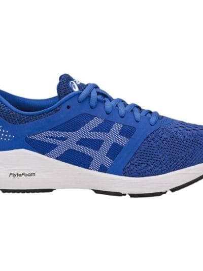 Fitness Mania - Asics Roadhawk FF GS - Kids Boys Running Shoes - Victoria Blue/White/Black