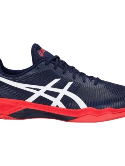 Fitness Mania - Asics Volley Elite FF - Mens Volleyball Shoes - Peacoat/White/Red