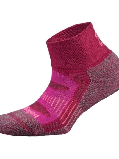 Fitness Mania - Balega Blister Resist Quarter Running Socks - Fuschia