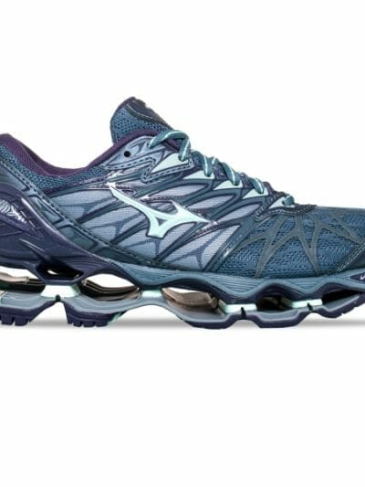 Fitness Mania - Mizuno Wave Prophecy 7 - Womens Running Shoes - Blue Mirage/Brook Green/Purple