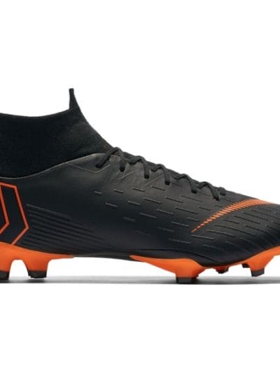 Fitness Mania - Nike Mercurial Superfly VI Pro FG - Mens Football Boots - Black/White/Total Orange