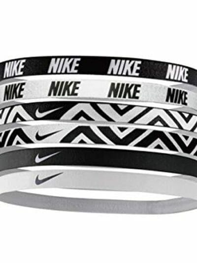 Fitness Mania - Nike Printed Unisex Sports Headband - Assorted 6 Pack - Black/White