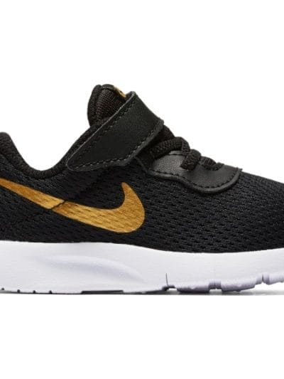 Fitness Mania - Nike Tanjun TDV - Toddler Casual Shoes - Black/Metallic Gold/White