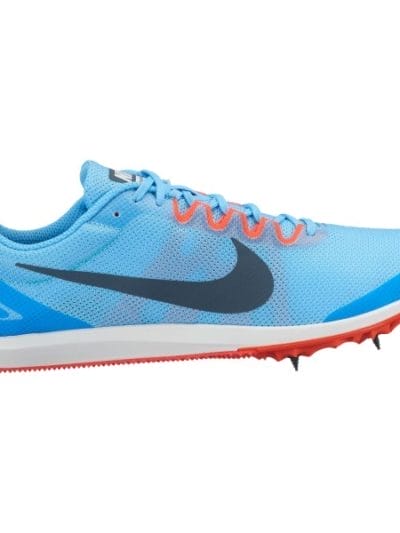 Fitness Mania - Nike Zoom Rival D 10 - Unisex Track Running Spikes - Football Blue/Blue Fox/Bright Crimson