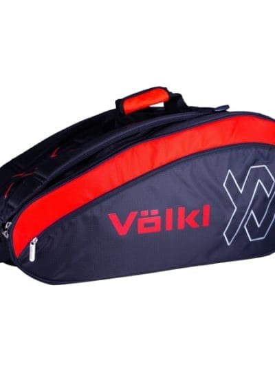 Fitness Mania - Volkl Team Mega Tennis Racquet Bag - Black/Lava