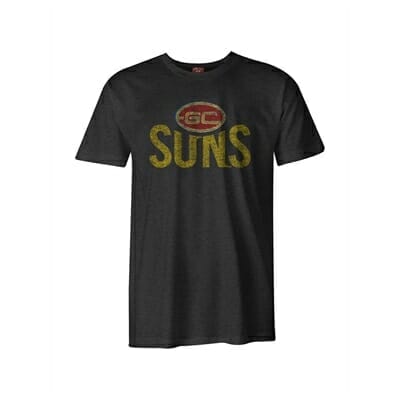 Fitness Mania - Gold Coast Suns Retro Tee Mens