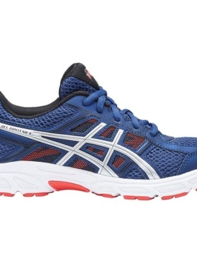Fitness Mania - Asics Gel Contend 4 GS - Kids Boys Running Shoes - Deep Ocean/Silver