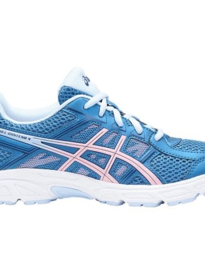 Fitness Mania - Asics Gel Contend 4 GS - Kids Girls Running Shoes - Azure/Frosted Rose