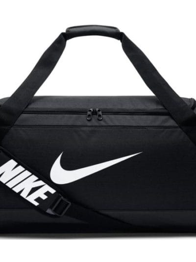 Fitness Mania - Nike Brasilia Medium Training Duffel Bag - Black/White