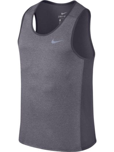 Fitness Mania - Nike Cool Miler Mens Training Tank - Gridiron/Heather