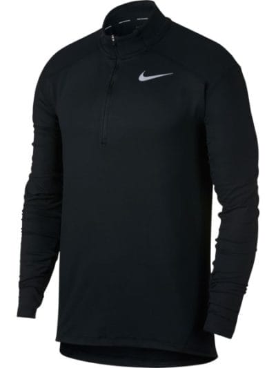 Fitness Mania - Nike Dri-Fit Element Mens Long Sleeve Half-Zip Running Top - Black