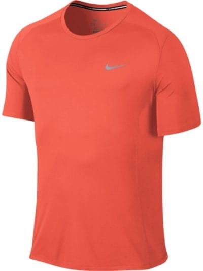 Fitness Mania - Nike Dri-Fit Miler Mens Running T-Shirt - Orange