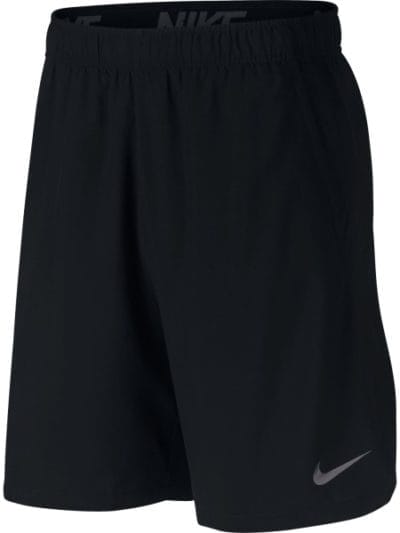 Fitness Mania - Nike Flex 2.0 Woven 8 Inch Mens Training Short - Black/Dark Grey