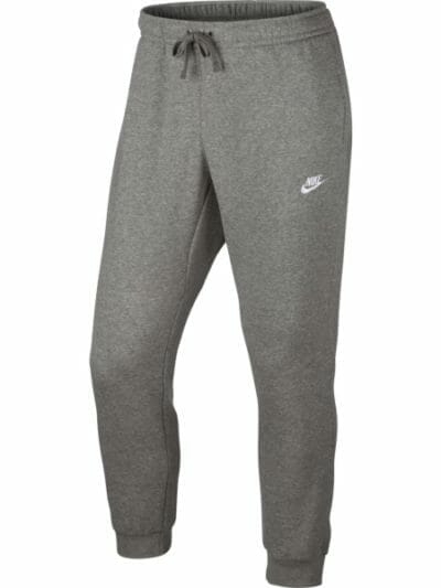 Fitness Mania - Nike Jogger Fleece Club Mens Track Pants - Dark Grey Heather/White