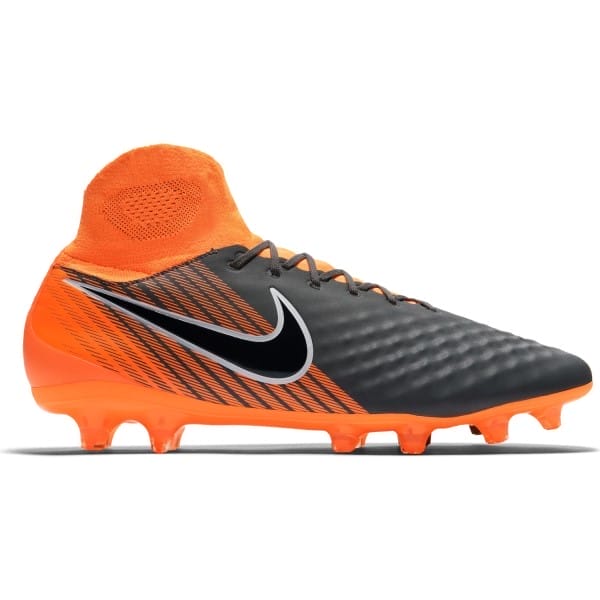 Fitness Mania - Nike Magista Obra II Pro DF FG - Mens Football Boots - Dark Grey/Black/Total Orange/White