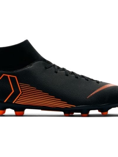 Fitness Mania - Nike Mercurial Superfly VI Club MG - Mens Football Boots - Black/Total Orange/White