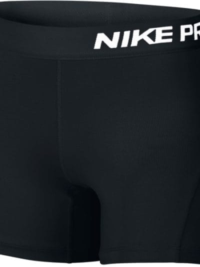 Fitness Mania - Nike Pro Kids Girls Training Shorts - Black/White