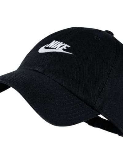 Fitness Mania - Nike Sportswear H86 Futura Washed Unisex Cap - Black/White