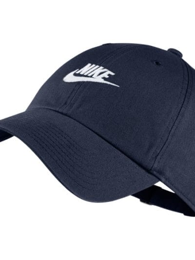 Fitness Mania - Nike Sportswear H86 Futura Washed Unisex Cap - Obsidian/White