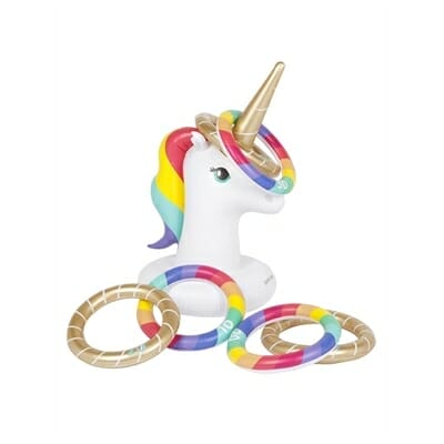 Fitness Mania - Sunnylife Inflatable Ring Toss Game Unicorn