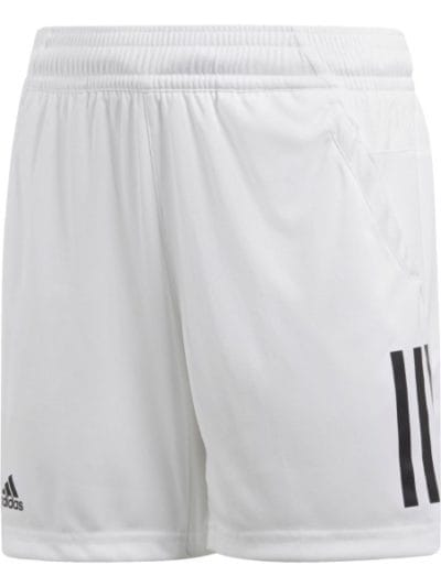 Fitness Mania - Adidas Club 3-Stripes Kids Boys Tennis Shorts - White