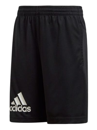 Fitness Mania - Adidas Gear Up Kids Boys Training Knit Shorts - Black/White