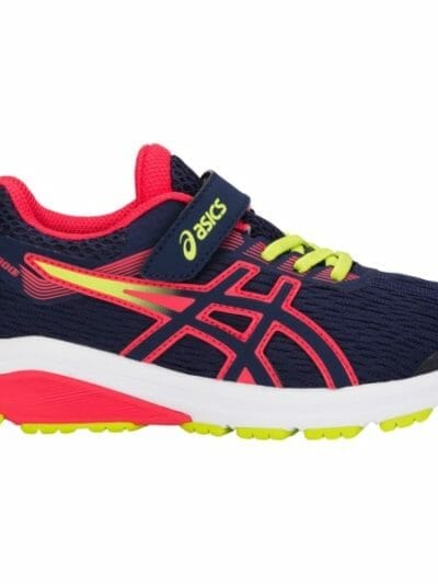 Fitness Mania - Asics GT 1000 7 PS - Kids Boys Running Shoes - Peacoat/Red Alert