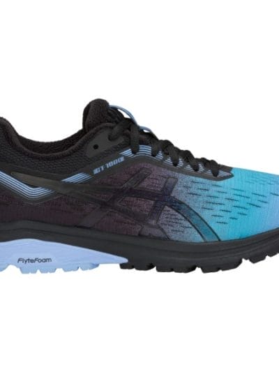 Fitness Mania - Asics GT-1000 7 Solar Shower - Womens Running Shoes - Blue Bell/Black