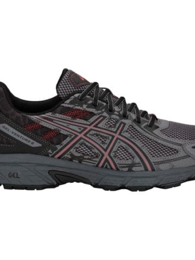 Fitness Mania - Asics Gel Venture 6 - Mens Trail Running Shoes - Carbon/Cayenne