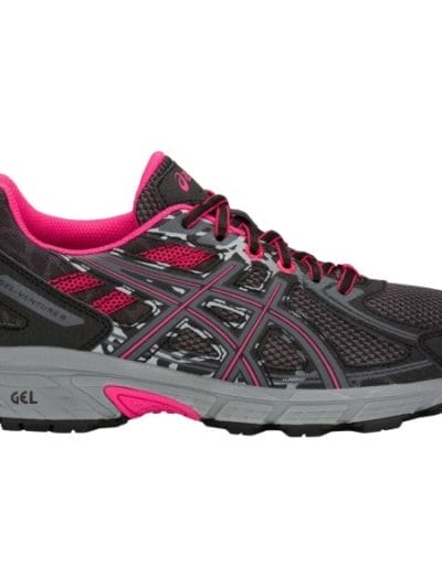 Fitness Mania - Asics Gel Venture 6 - Womens Trail Running Shoes - Black/Pixel Pink