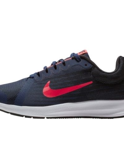 Fitness Mania - Nike Downshifter 8 GS - Kids Running Shoes - Midnight Navy/Flash Crimson