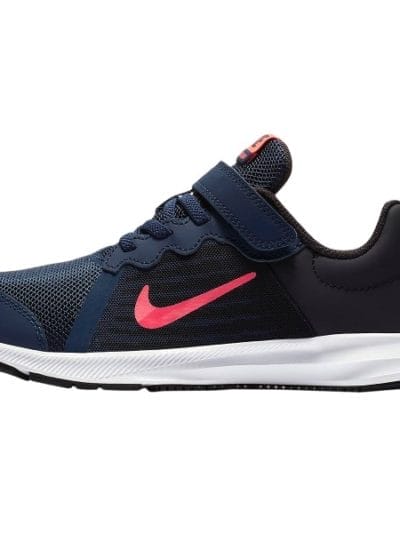 Fitness Mania - Nike Downshifter 8 PSV - Kids Running Shoes - Midnight Navy/Flash Crimson