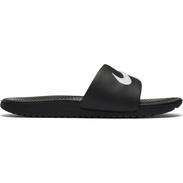 Fitness Mania - Nike Kawa Slide GS/PS - Kids Casual Slide - Black/White