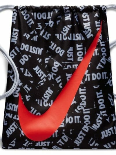 Fitness Mania - Nike Kids Graphic Gym Sack - Black/White/Bright Crimson