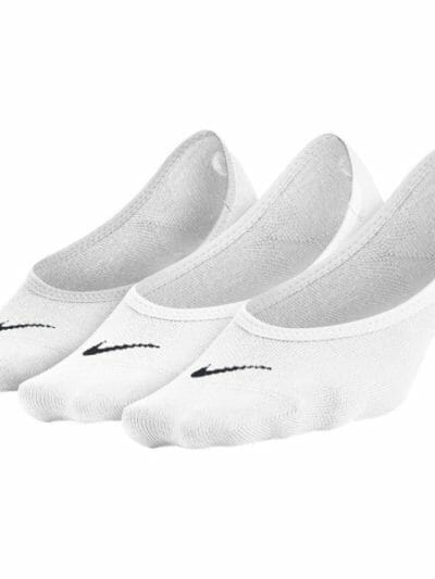 Fitness Mania - Nike Lightweight 3 Pack Unisex No-Show Socks - White/Black