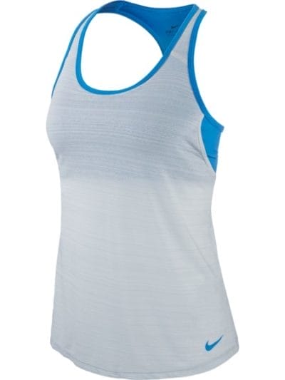 Fitness Mania - Nike Loose Support Womens Training Tank - Pure Platinum/Light Photo Blue