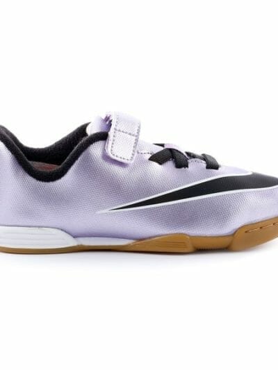 Fitness Mania - Nike Mercurial Vortex II IC (V) - Kids Indoor Soccer Shoes - Urban Lilac/Black/Bright Mango/White