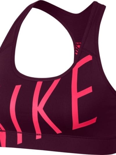 Fitness Mania - Nike Victory Compression Womens Sports Bra - Bordeaux/Racer Pink
